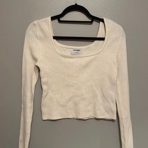 White Old Navy Sweater
